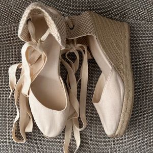 Soludos Wedge Lace-Up Espadrille Sandal